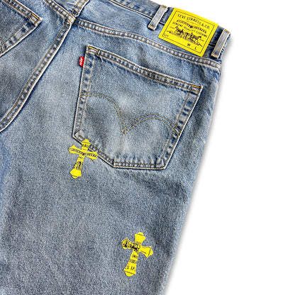 Custom CH Jorts with Levi's Patches