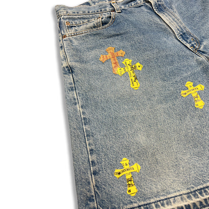 Custom CH Jorts with Levi's Patches