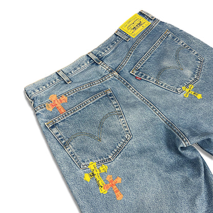 Custom CH Jorts with Levi's Patches