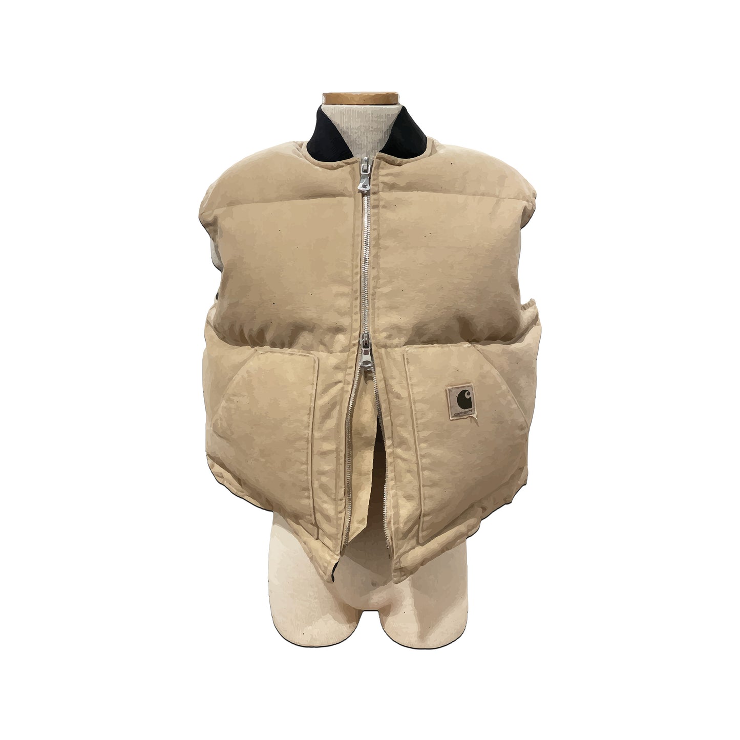 4-Puff Vest Tan