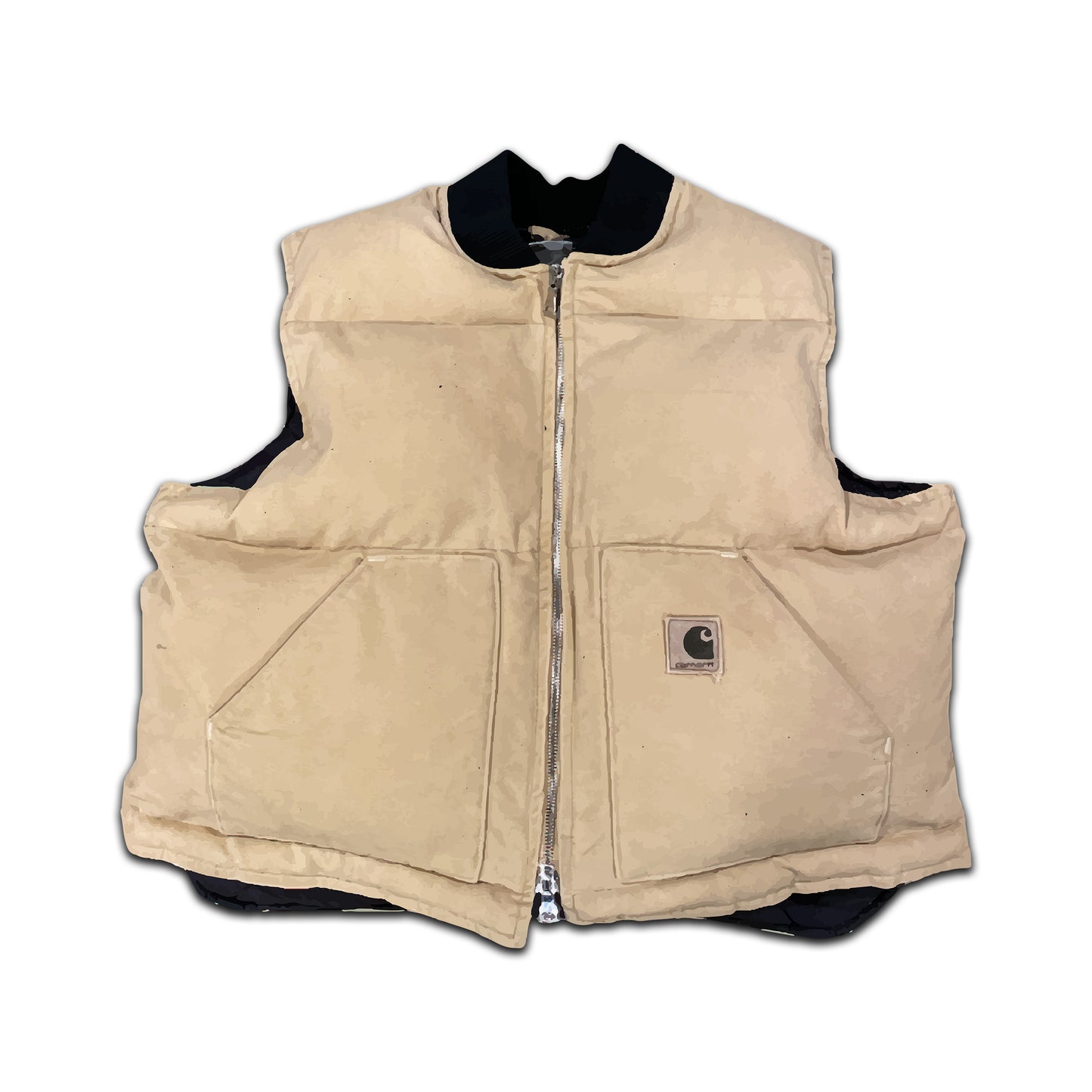 4-Puff Vest Tan